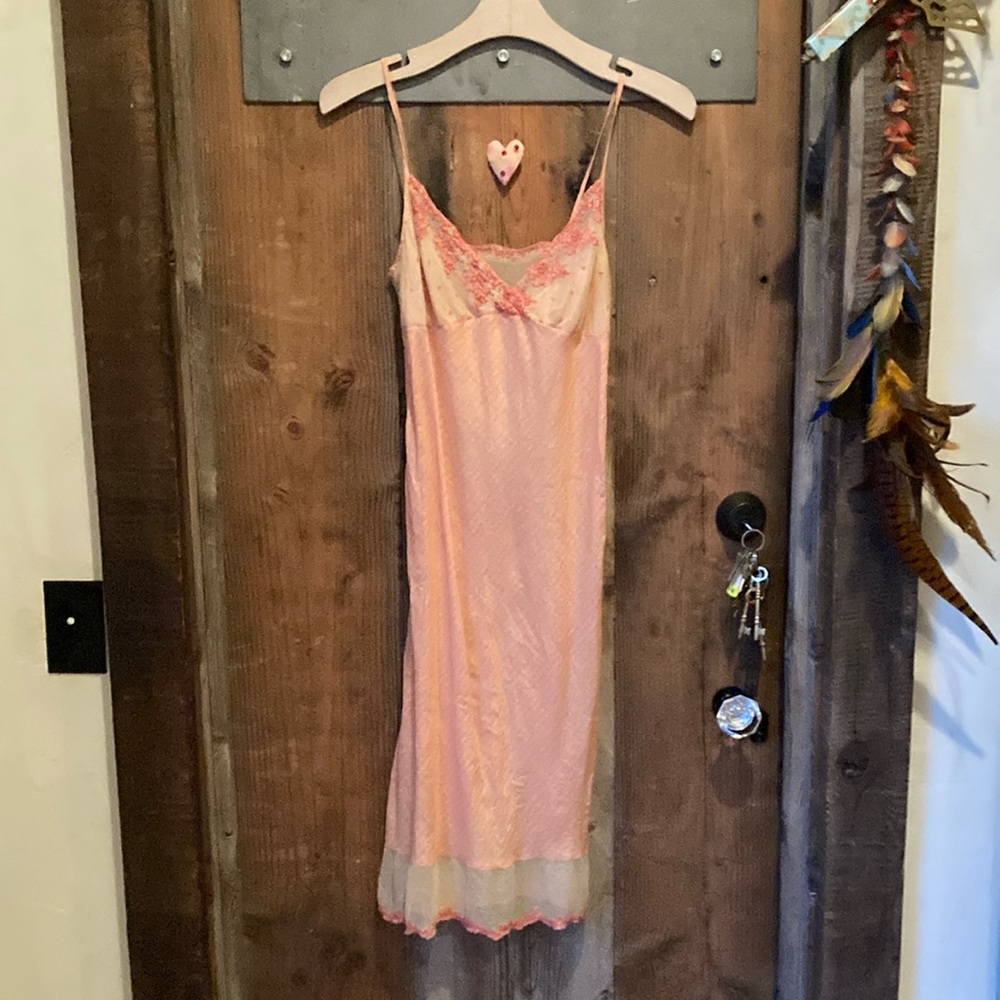 Dosa tangerine silk sundress size 1, a rare gem